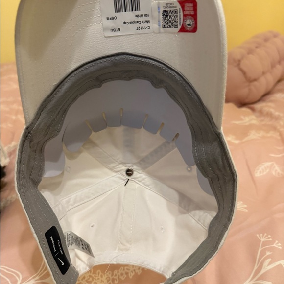 Nike White Cap with Gold Swoosh. Eastern Texas Baptist University. ETBU - Picture 6 of 15